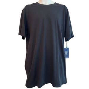 Straight Faded NY Mens Size XLTall XLT Black Short Sleeve T Shirt NWT